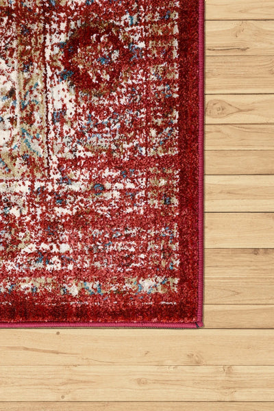 Jasmine Traditional Rug - 118 Red