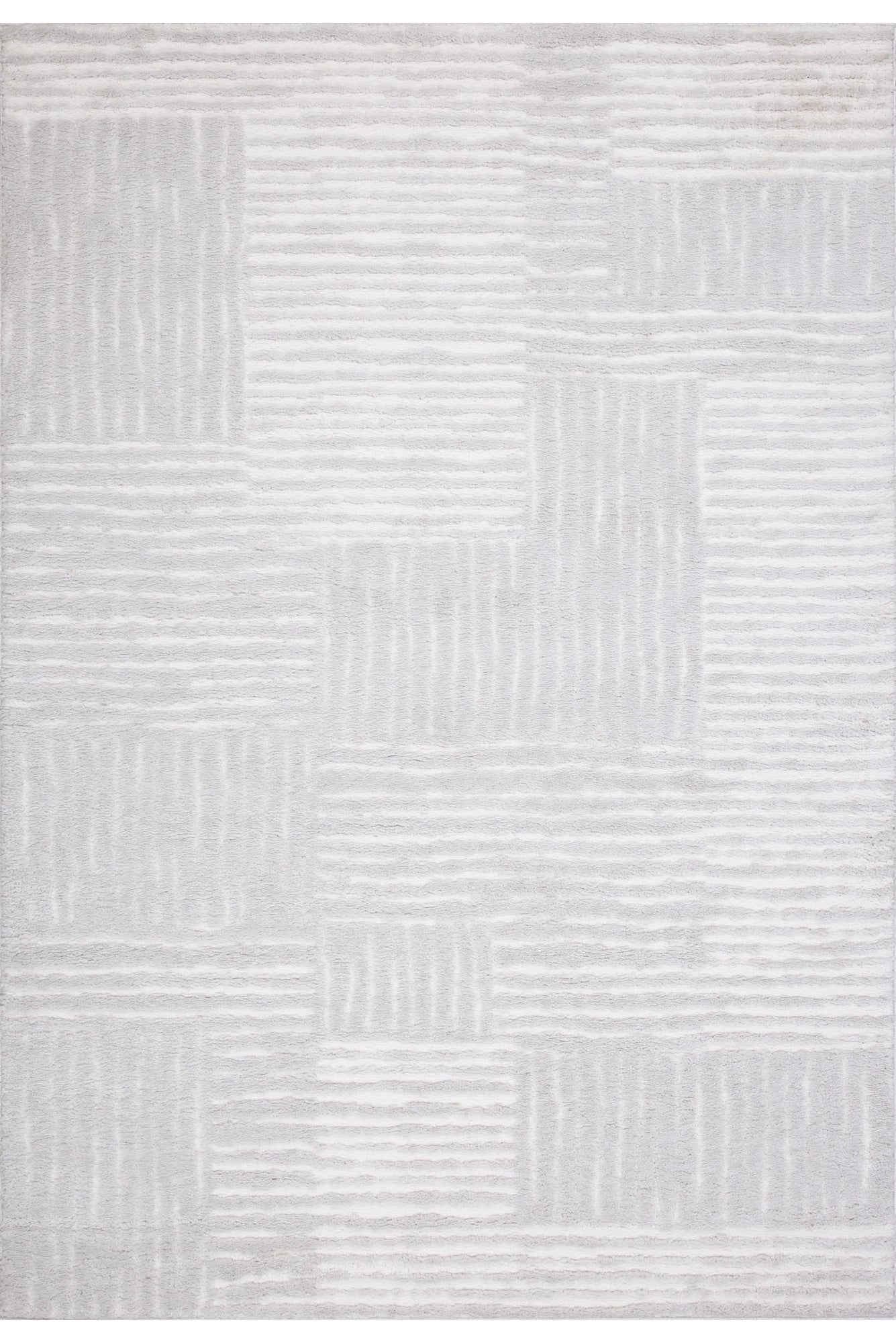 Silver Soft Rug 103  - Grey