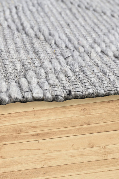 Hampton Handwoven Rug - 107 Grey