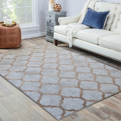 Loft Trellis Rug - 105 Rust