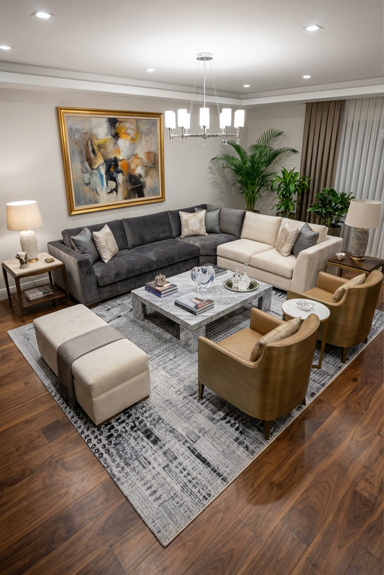 Mexico contemporary Rug - 1012 Grey