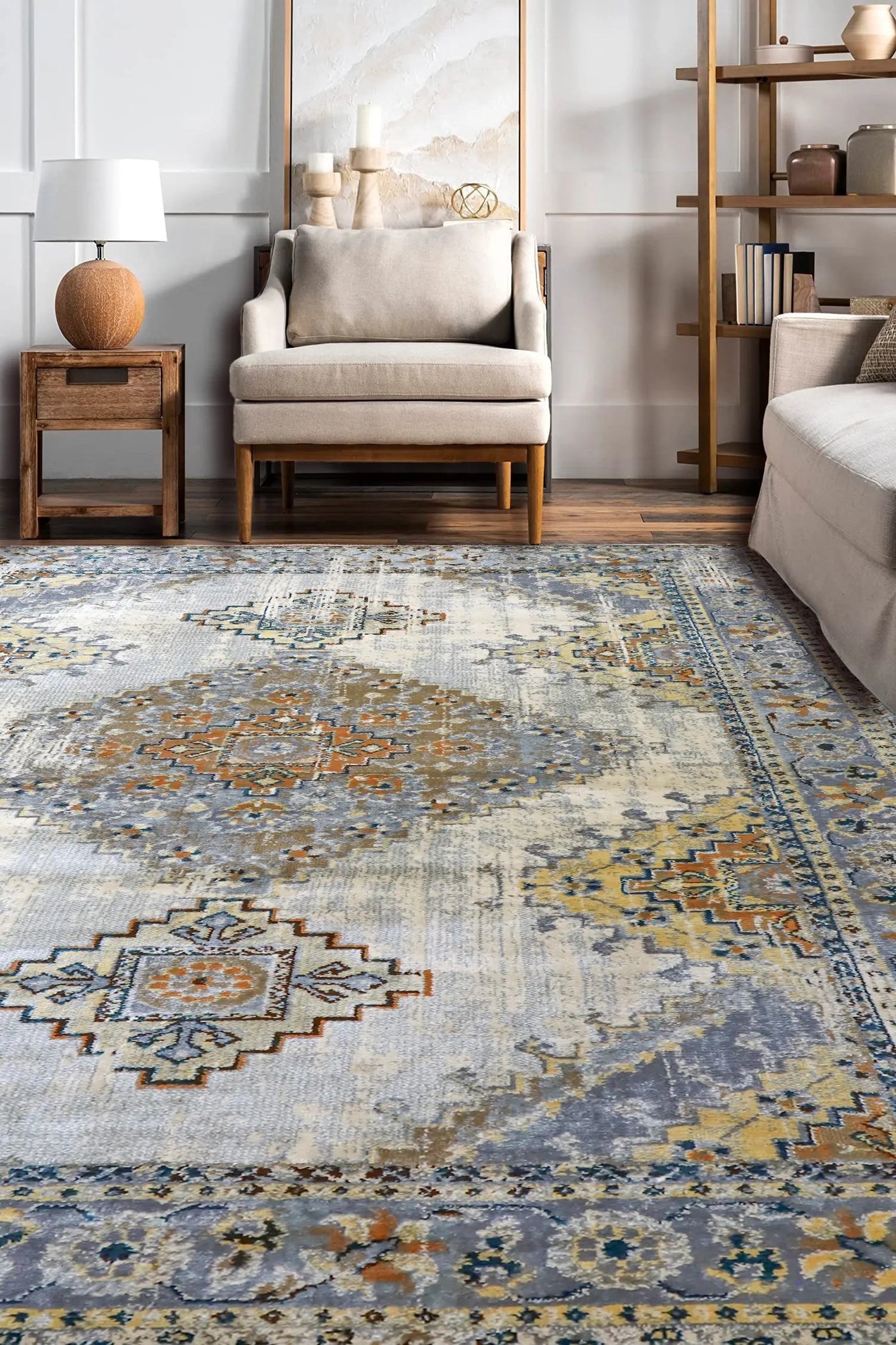 Classic Traditional Rug - 101 Grey