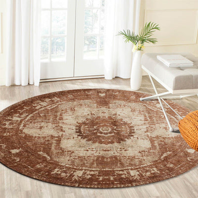 Madelaine Contemporary Abstract Rug - 130 Brown