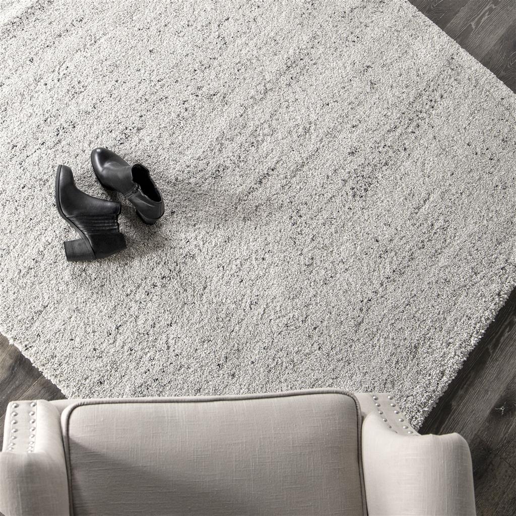 Palace Plain Shaggy Rug -101 Silver