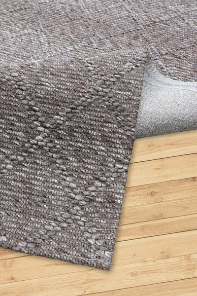 Hampton Handwoven Rug - 110 Brown