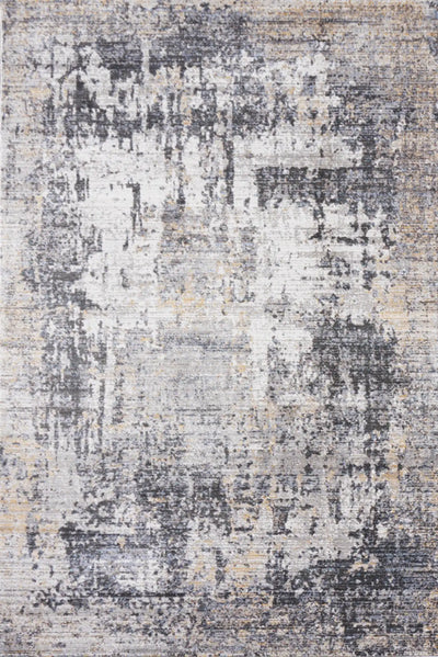 Victoria Abstract Rug - 131 Charcoal