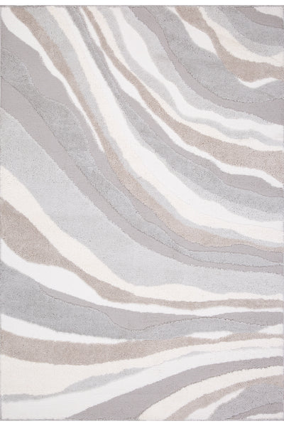 Silver Soft Rug 106 - Multicolour