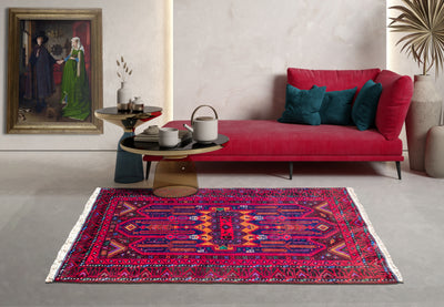 Fine Baluch - Afghan Hand Knotted Wool Rug -171x123 cm