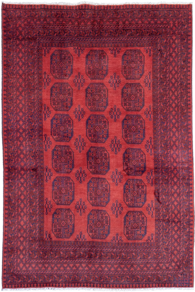 Aghche - Afghani Hand Knotted 100% Wool Rug 104 - 300x200cm