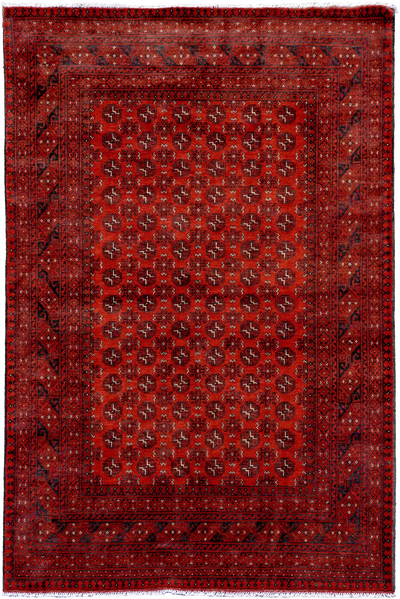 Aghche - Afghani Hand Knotted 100% Wool Rug 101 - 300x200cm