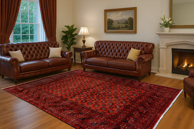 Aghche - Afghani Hand Knotted 100% Wool Rug 101 - 300x200cm