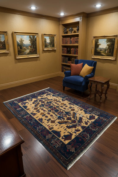 Fine Baluch - Afghani Hand Knotted Wool Rug 125x80cm - 101