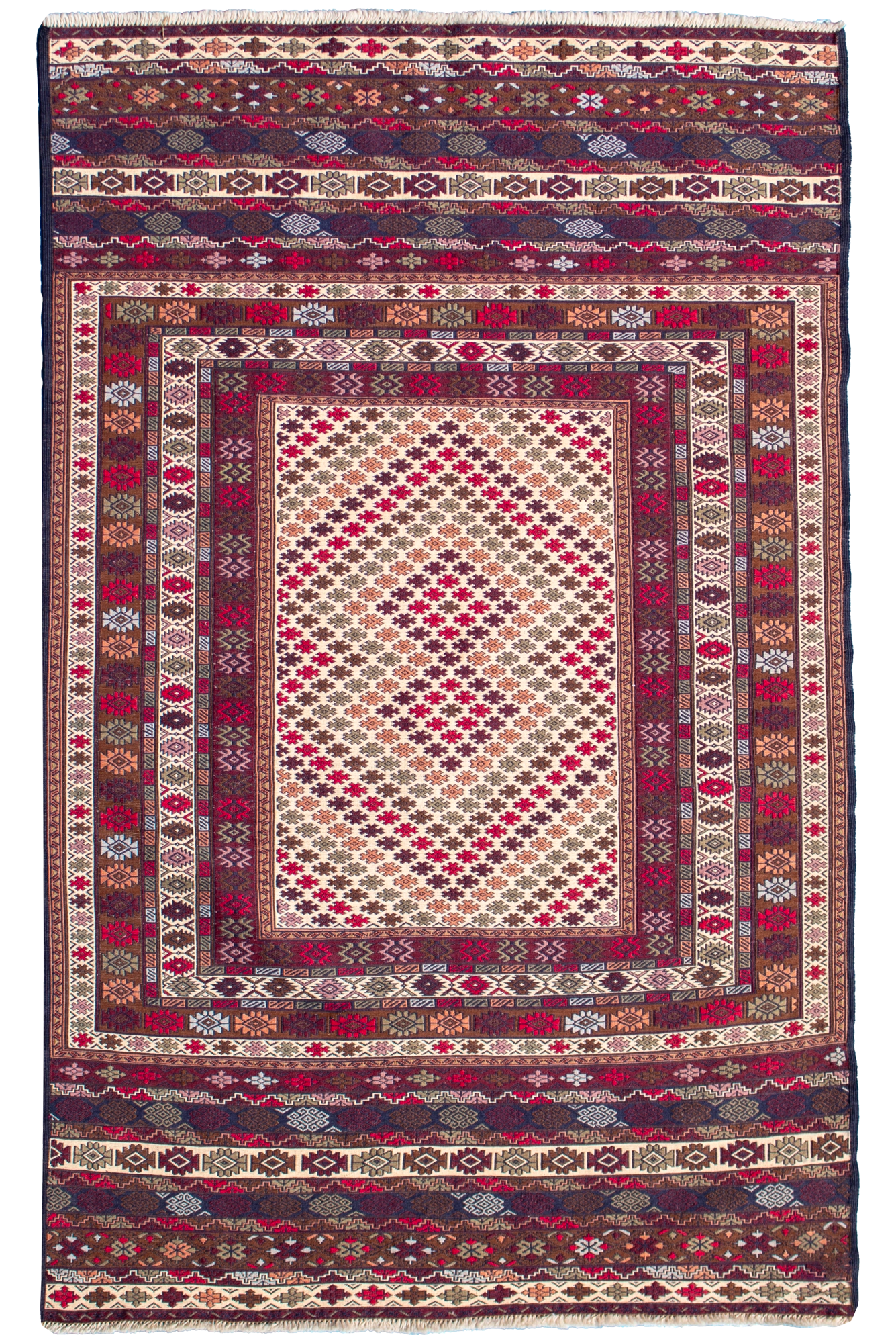 Baluch - Afghan Hand Knotted Wool Rug - 200x115 cm