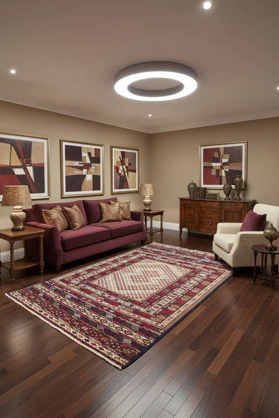 Baluch - Afghan Hand Knotted Wool Rug - 200x115 cm