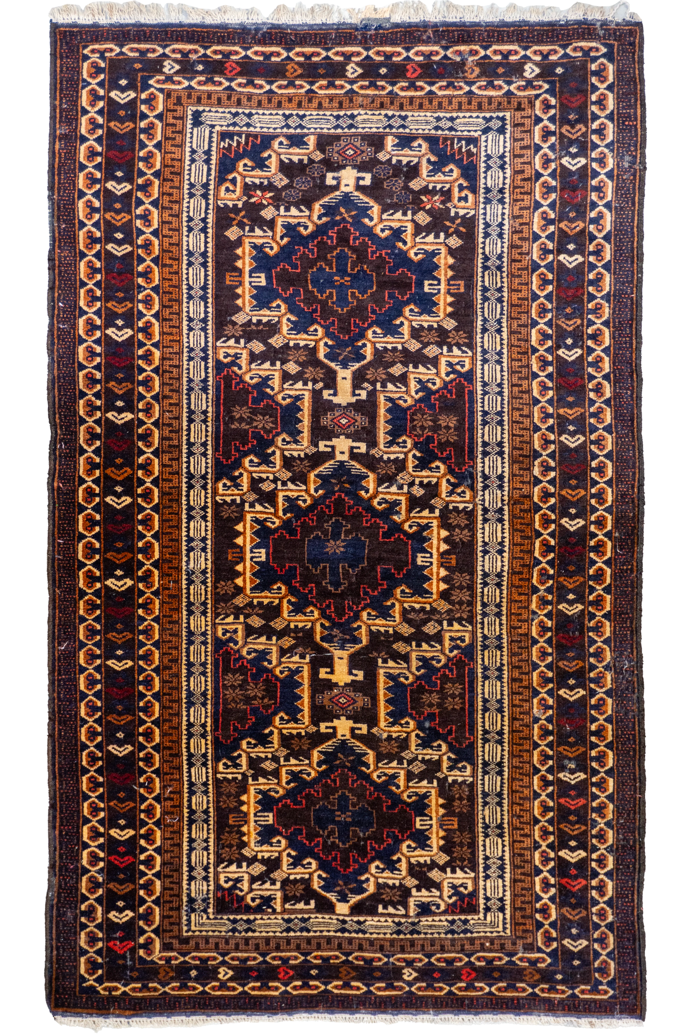 Fine Baluch Hand Knotted  Wool Rug 180x105cm