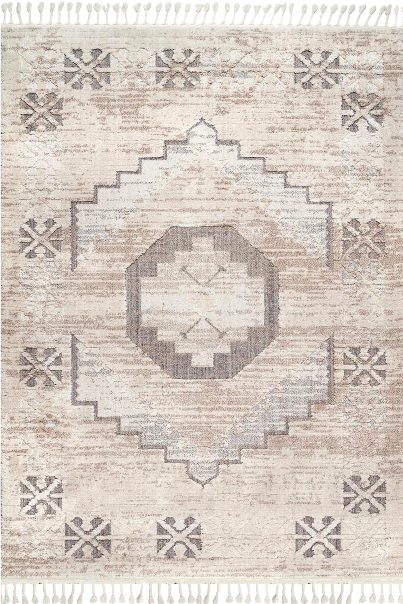 Amsterdam Fringed Rug - 103 Beige