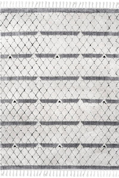 Amsterdam Fringed Rug - 106 White