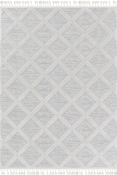 Amsterdam Fringed Rug - 111 Grey