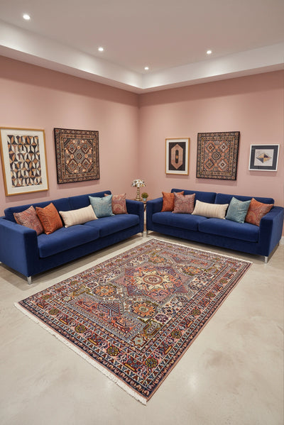 Ardebil Hand Knotted Rug 194x130