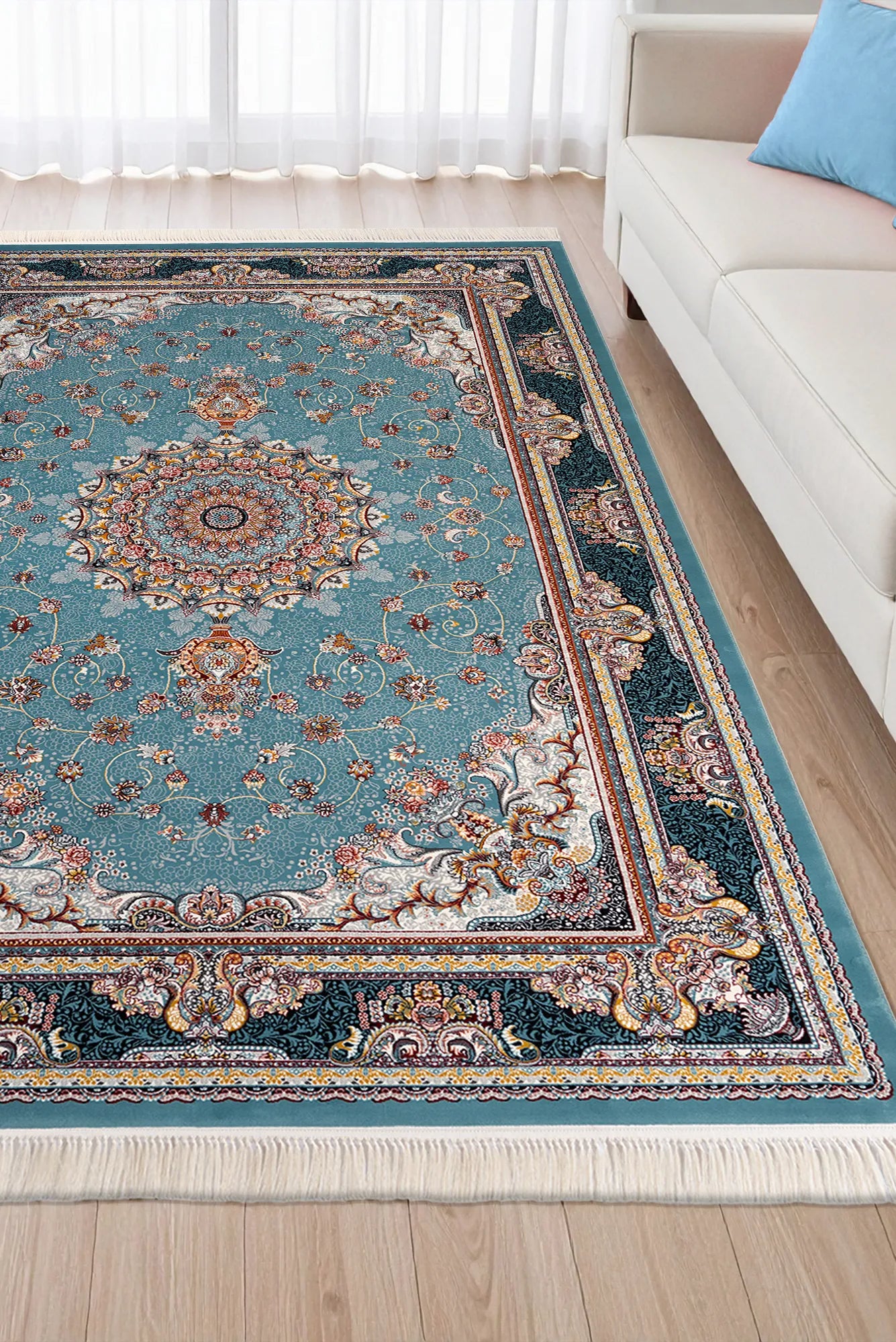 Arian Traditional Rug - 107 Blue