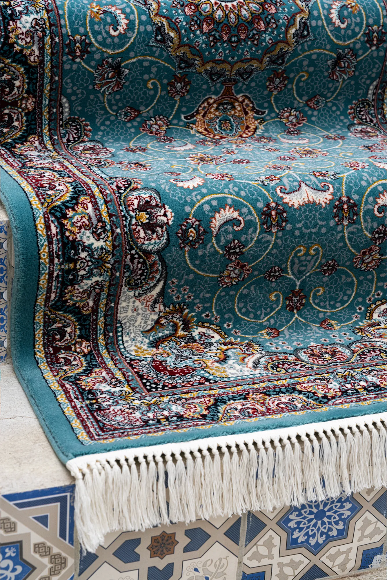 Arian Traditional Rug - 107 Blue