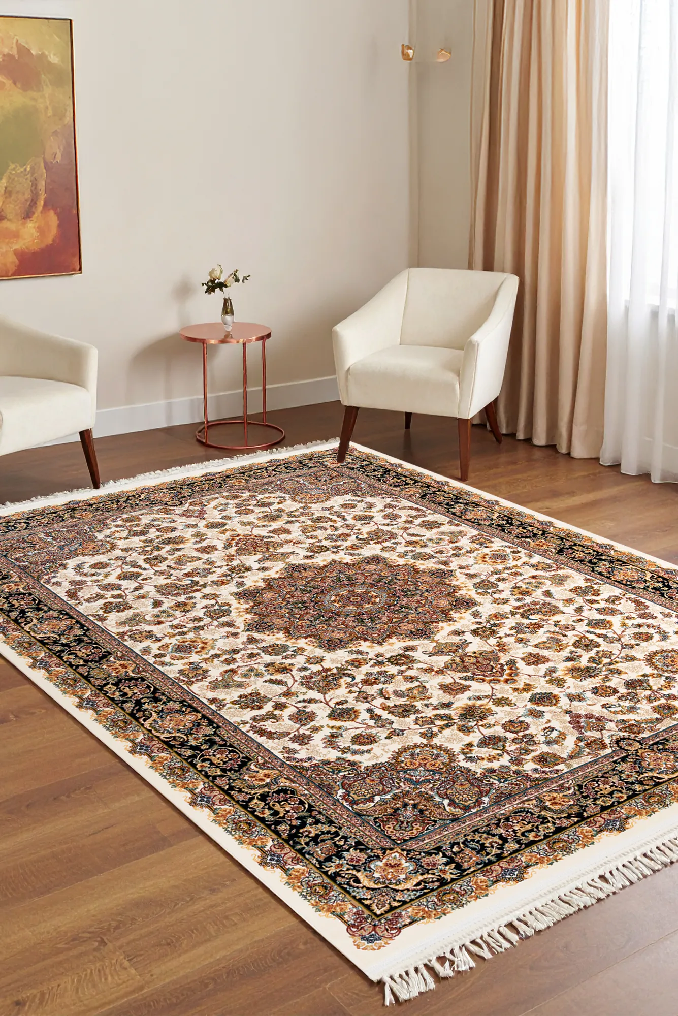 Arian Traditional Rug - 102 Cream
