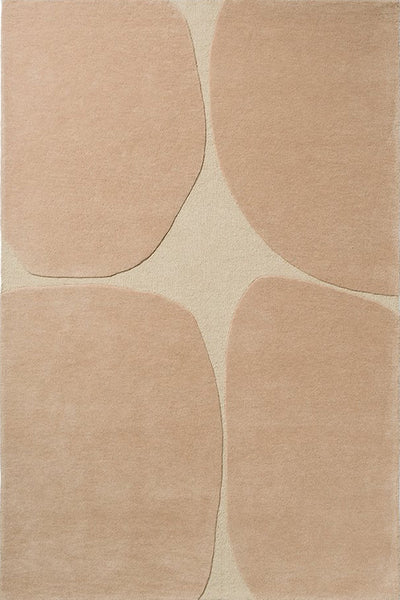 Cher Abstract Hand Tufted Rug - 102 Peach