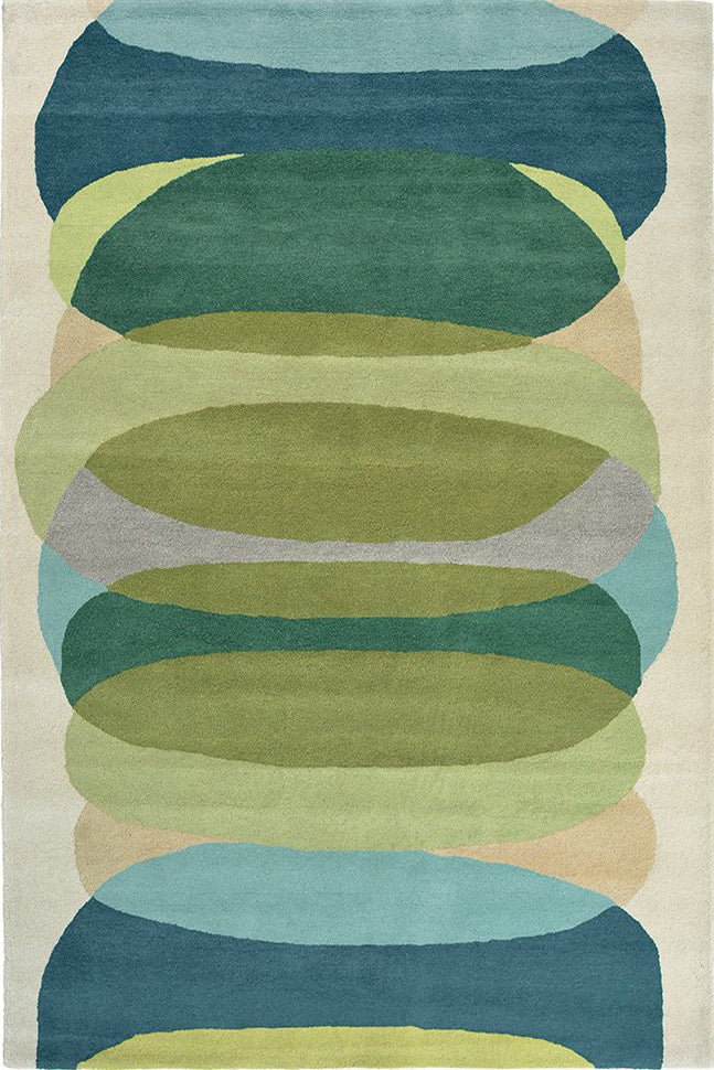 Quattro Hand Tufted Rug - 102 Green | Cyrus Rugs