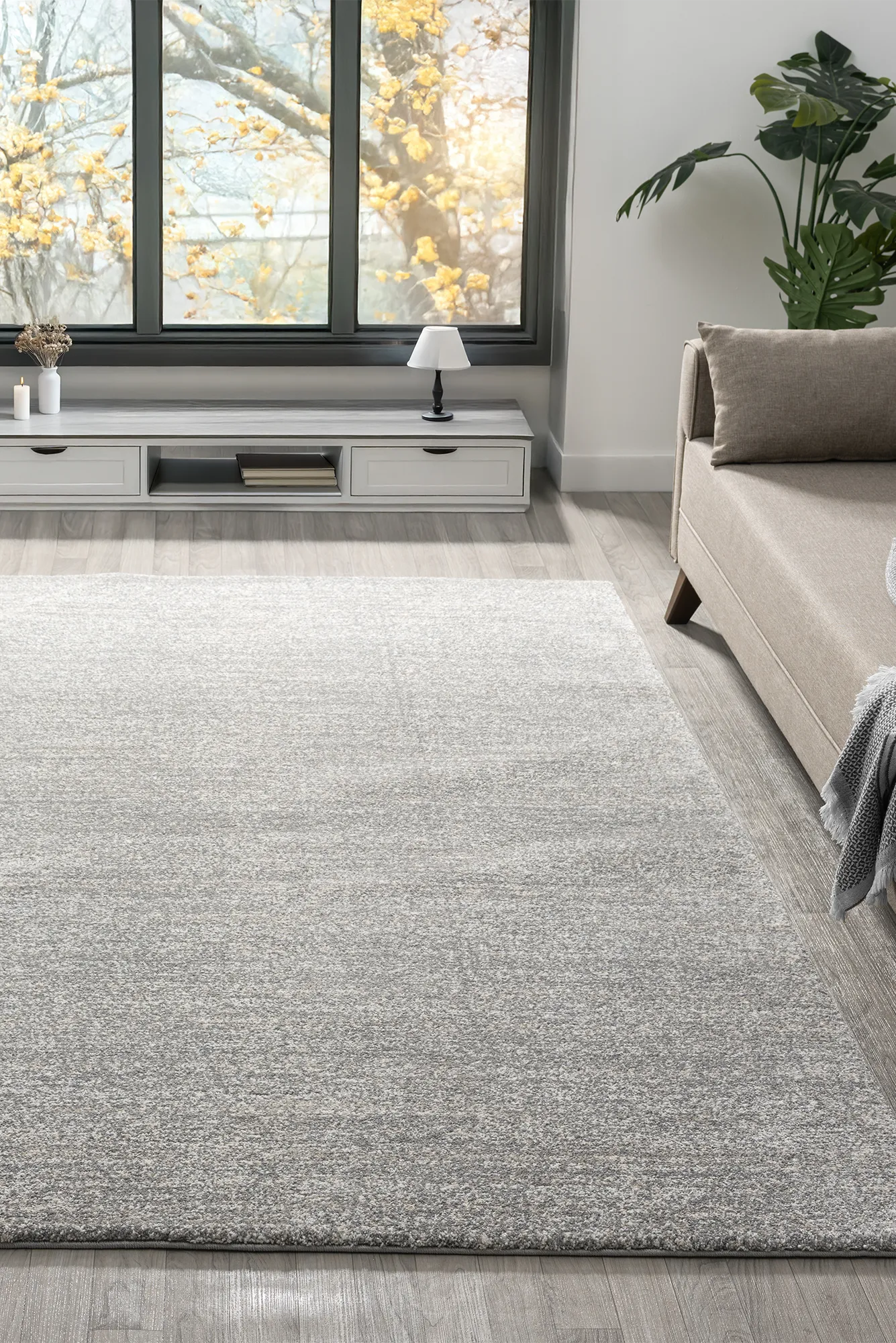 Berlin Soft Rug - Grey - 102