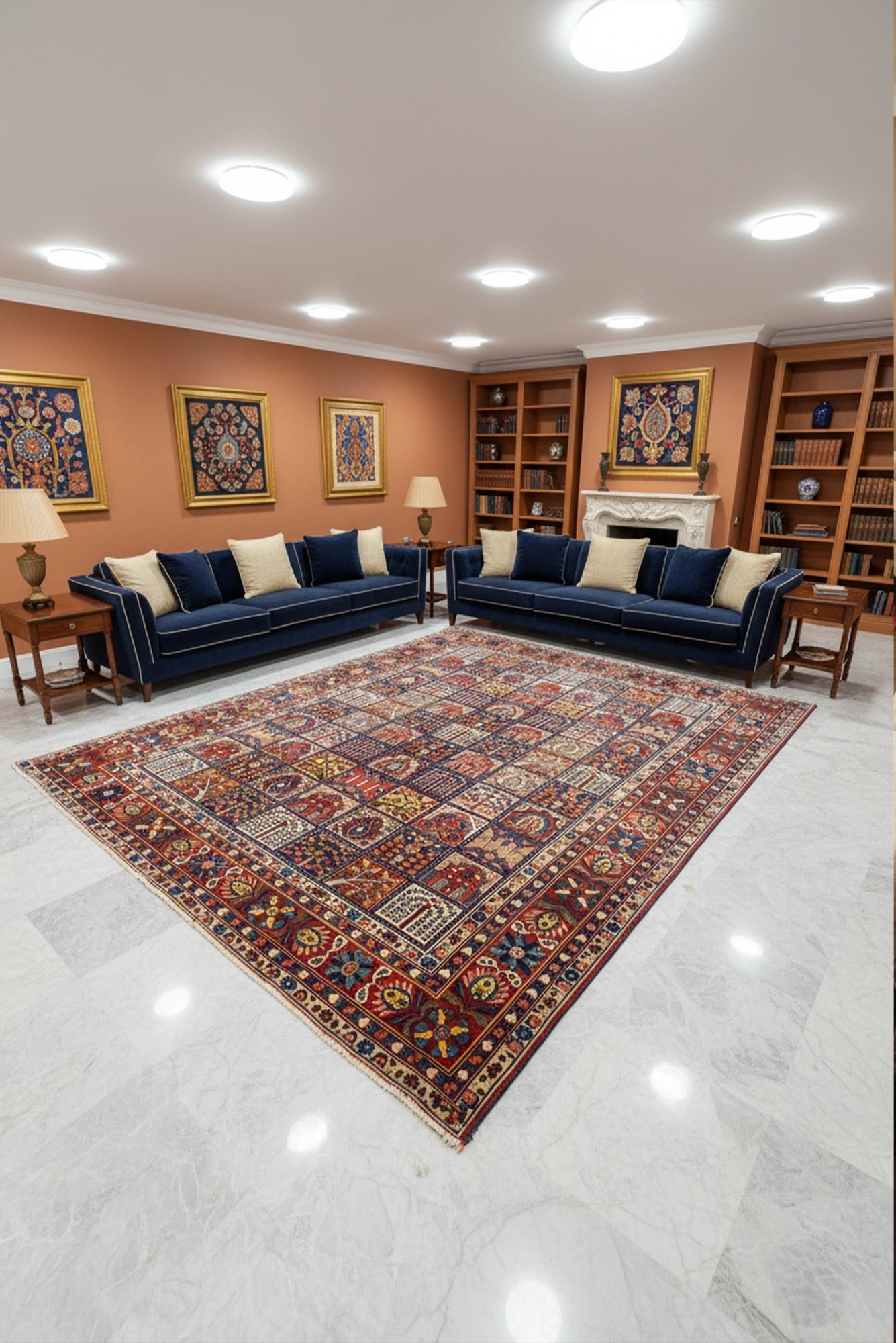 Bakhtiari - Hand Knotted Rug 320x430cm