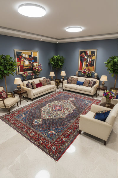 Bakhtiari Saman- Hand Knotted Rug 305x210 cm