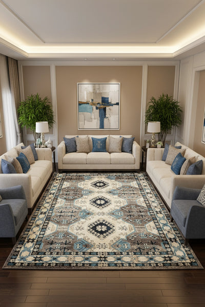 Baltimore Geometric Rug - 102 Brown