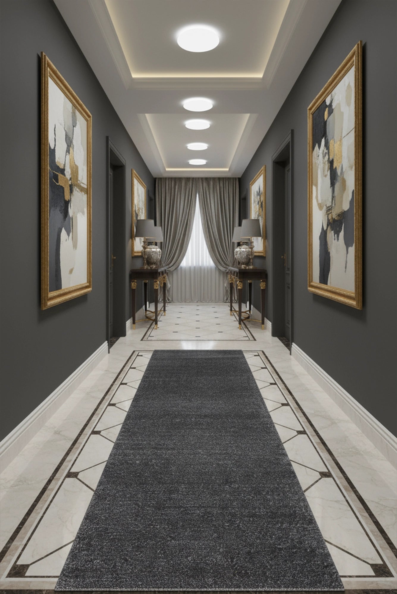 Berlin Soft Rug -  Dark Grey  - 101