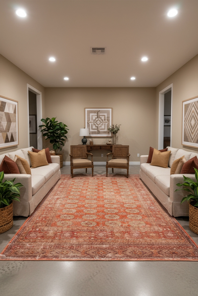 Carolina Contemporary Rug - 133 Orange