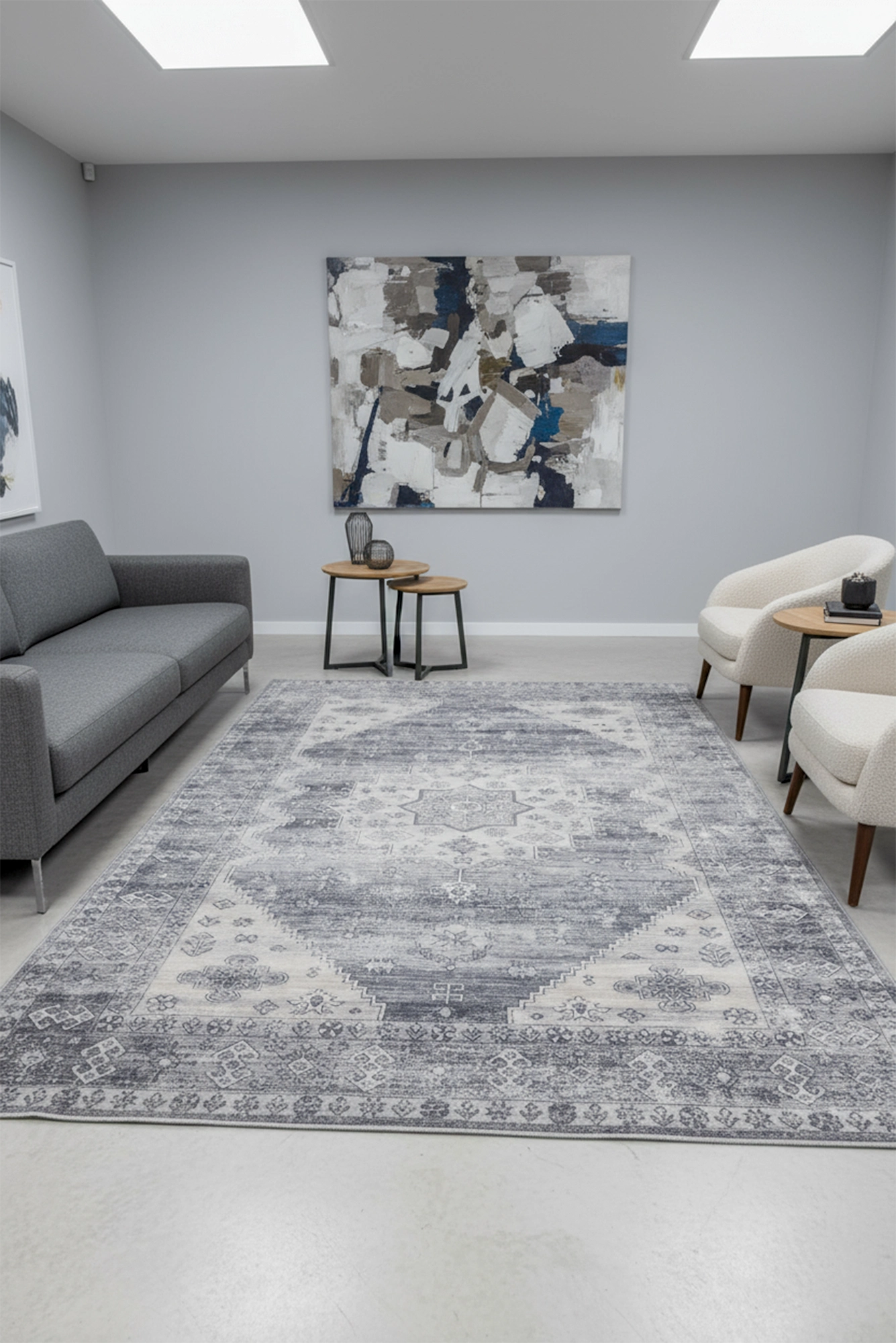 Carolina Contemporary Rug - 136 - Grey