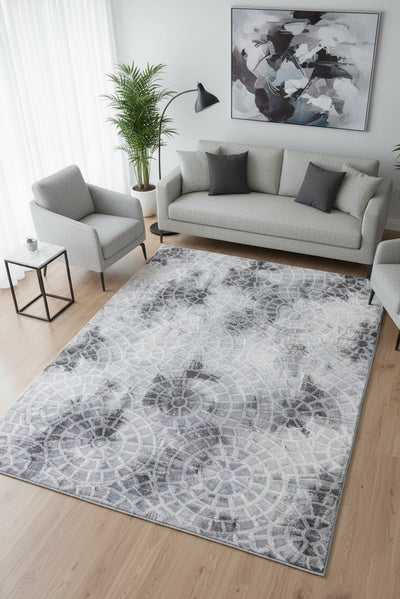 Celeste Distressed Rug - Grey 101