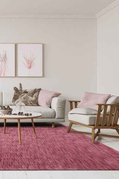 Columbus Plain Rug - 105 Pink