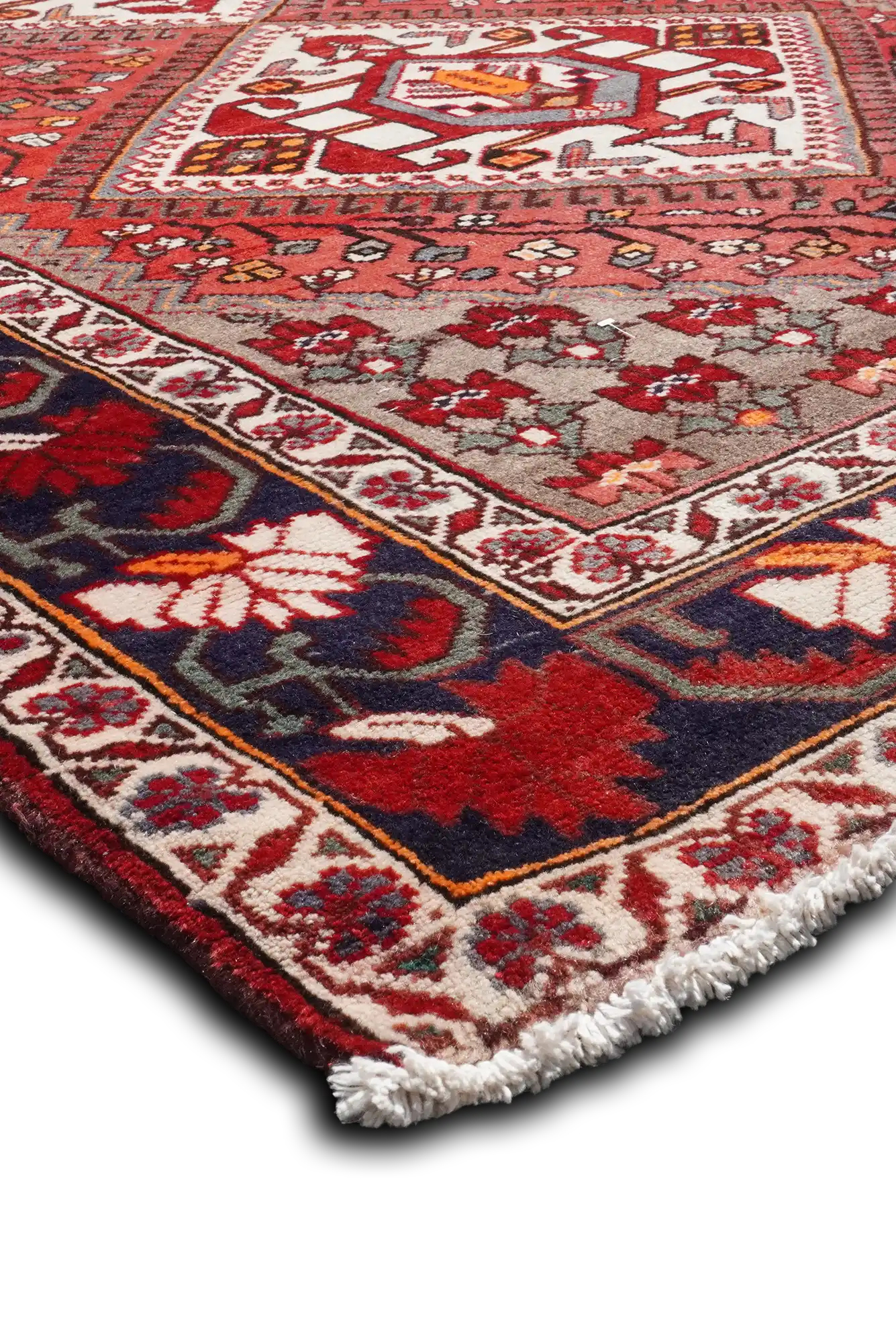 Hamadan - Hand Knotted 100% Wool Rug - 300x155