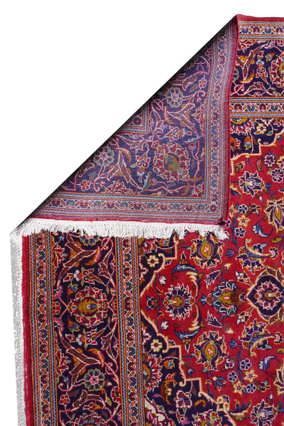 Kashan - Persian Hand Knotted Rug 104 - 300x200cms