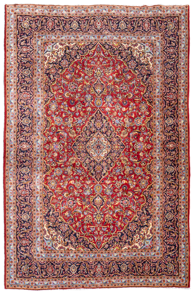 Kashan - Persian Hand Knotted Rug - 375x257 cms