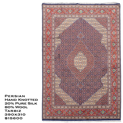 Tabriz Persian Hand Knotted 390x310 cm