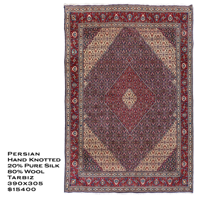 Tabriz Persian Hand Knotted 390x305cm