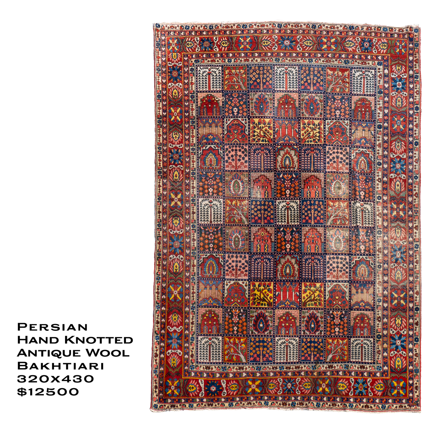 Bakhtiari - Hand Knotted Rug 320x430cm