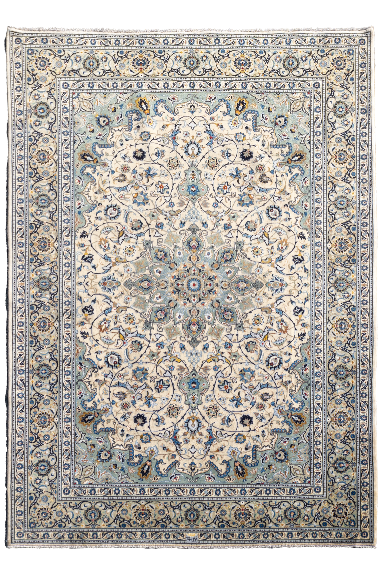 Kashan - Persian Hand Knotted Rug - 365x255cm