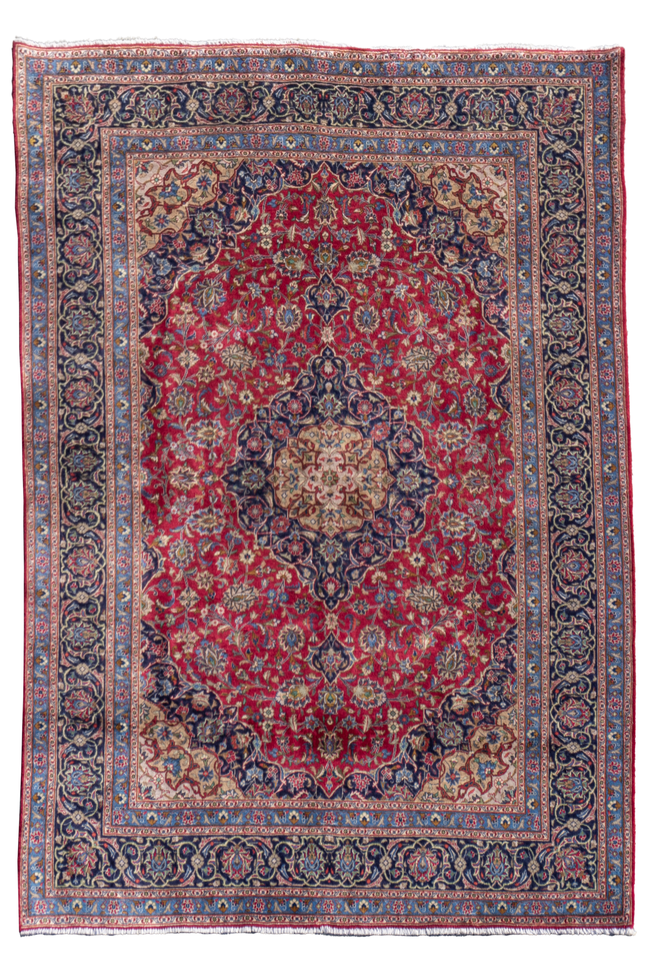 Mashad - Persian Hand Knotted Wool Rug - 340x240 cms