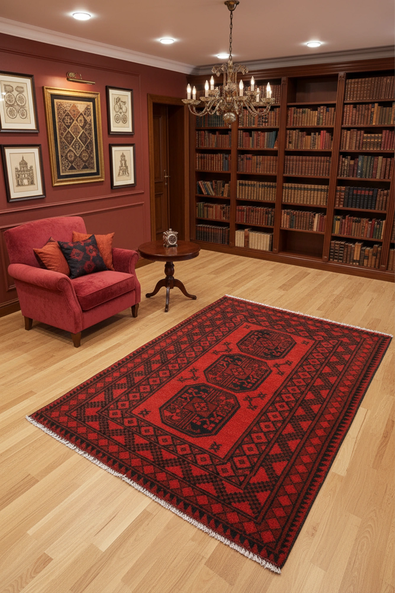 Dolatabad Hand Knotted Wool Rug - 148 x 95cm