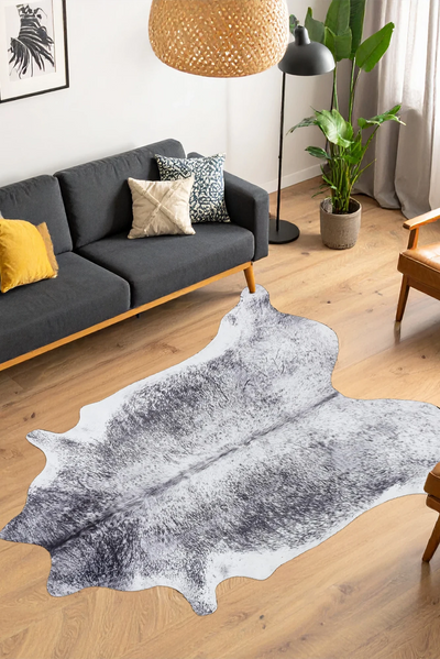 Faux Cowhide  - 342-Light-Grey