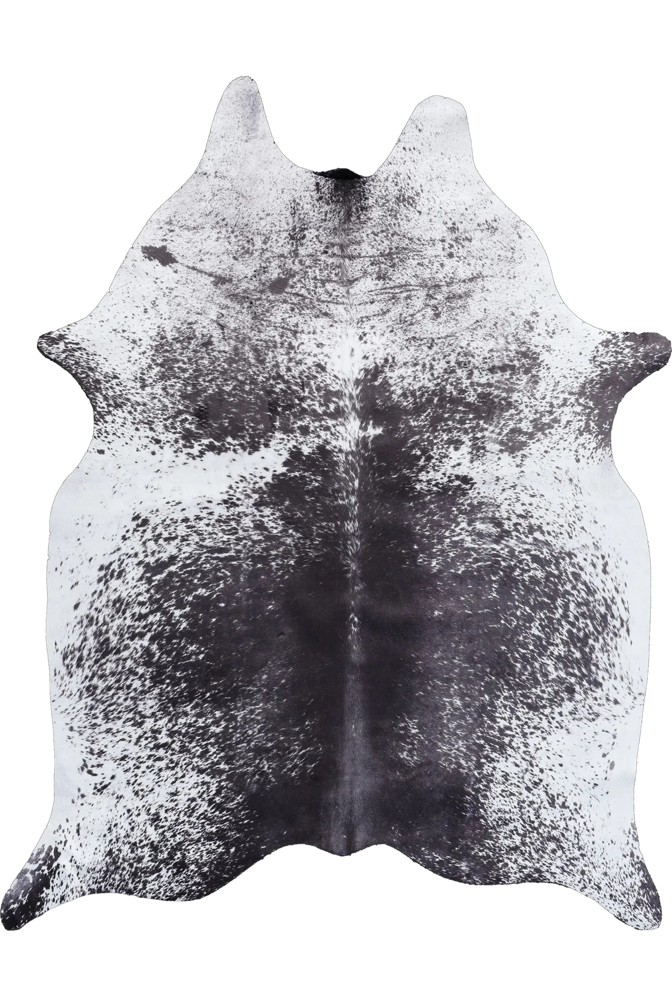 Faux Cowhide  - 774-Dark-Silver
