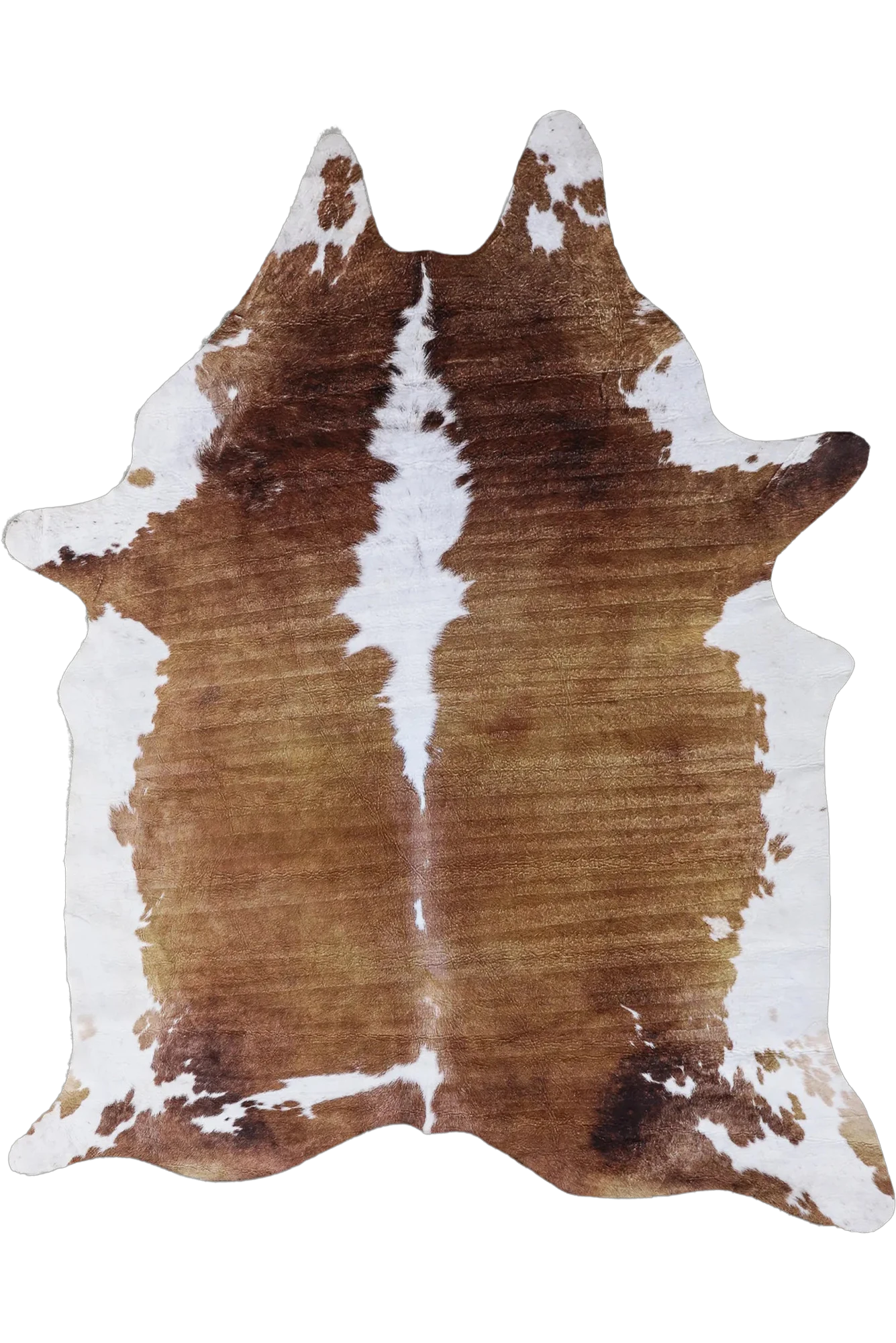 Faux Cowhide  - 900-Tan & White