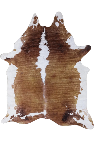 Faux Cowhide  - 900-Tan & White